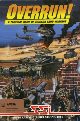 Overrun! - A Tactical Game of Modern Land Warfare box cover front